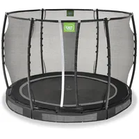 EXIT TOYS Exit Allure Premium Bodentrampolin mit Sicherheitsnetz Ø 305 cm schwarz