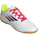 Adidas F50 Club IN J IE3735 - Cloud White / Core Black / Solar Yellow - EU 36