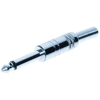 TRU Components 1559788 Klinken-Steckverbinder 6.35 mm Stecker, gerade Polzahl: