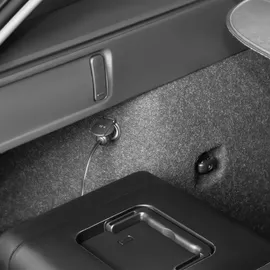 Tectake Mini-Kühlschrank 2 in 1 27 l 31 cm hoch Schwarz