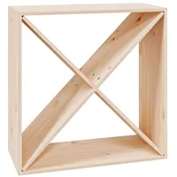 VidaXL Weinregal 62 x 25 x 62 cm Kiefer