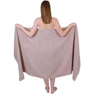 Betz Badetuch groß XXL Berlin Größe 100 x 200 cm Saunatuch, 100% Baumwolle (1 Stück, 1-St), Saunatuch Badetuch Badetücher braun