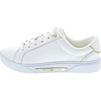 Tommy Hilfiger Damen Court Sneaker Schuhe, Weiß (White), 36