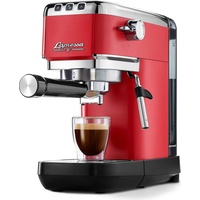 Tchibo Siebträger Espressomaschine „Lapressa“, rot