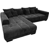 Ecksofa Cord grau 300 x 215 cm - OT links - ARTEMIS