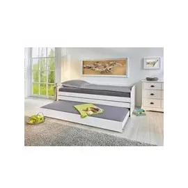 Interlink Inter Link Funktionsbett Lotar 90 x 200 cm Holz Weiß