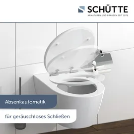 Schütte WC-Sitz FLOWERS and WOOD mit Absenkautomatik,
