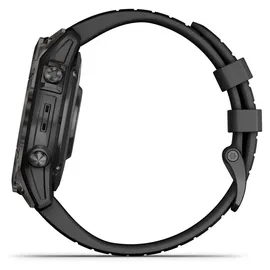 Garmin Epix Pro (Gen 2) Sapphire 47 mm schwarz/carbongrau Titan mit Silikonarmband