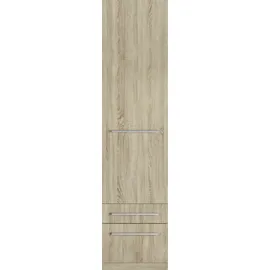 Priess Wäscheschrank Barcelona 48 x 193 x 36 cm Beige/Braun