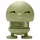 Hoptimist Soft Bimble Wackelfigur & Glücksbringer, Skandinavische Deko Figuren für Wohnzimmer, Schreibtisch, Büro, Bürodeko & Lustige Kleine Geschenke, 4,5 x 5,8 x 6,6 cm, Small, Olive