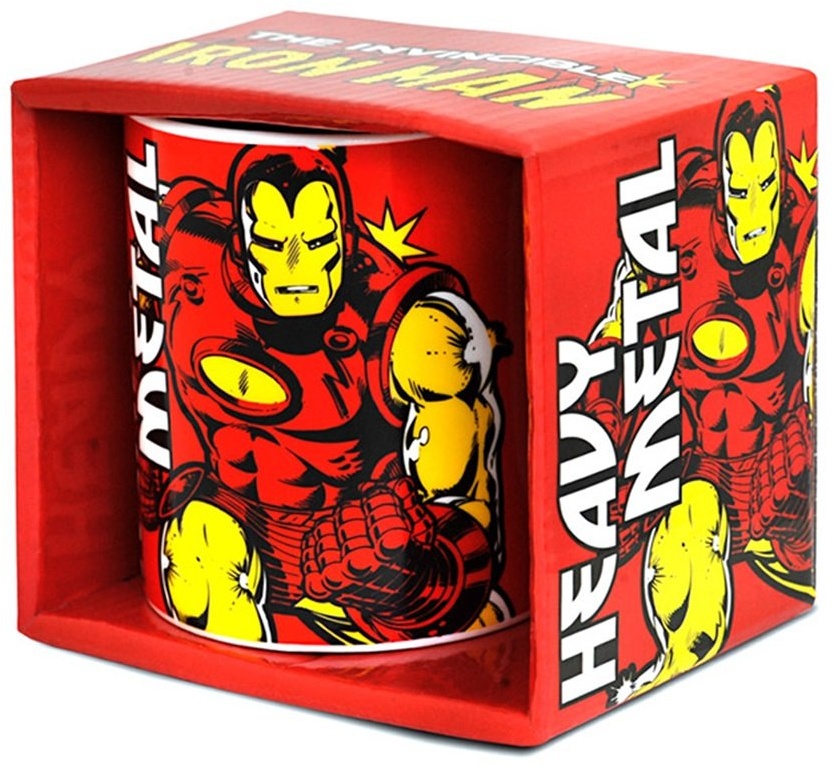Marvel Comics - Iron Man Mug de café - présenté Dans un coffret Cadeau