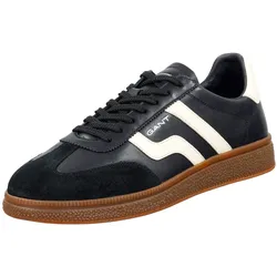 Sneaker GANT "Gant Sneaker Leder", Herren, Gr. 43, schwarz, Leder, casual, Schuhe