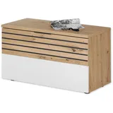 Stella Trading Schuhbank 85 x 45 x 38 cm weiß / weiß