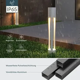 doporro Wegeleuchte weiß ⌀120xH700mm 10W IP65 wetterfest