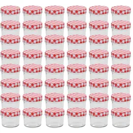 vidaXL Marmeladenglas 110 ml 48 St.