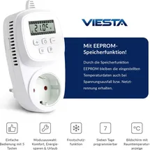 Viesta TH12 Heizkörperthermostat programmierbar