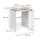 Vicco Waschmaschinenschrank Viktor 93,6 x 88,2 cm Weiß/Eiche Artisan