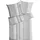 KAEPPEL Firenze Gestreift Silber 135 x 200 cm + 80 x 80 cm
