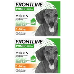 FRONTLINE COMBO Hund & Heim gegen Zecken Flöhe Larven 2-10 kg