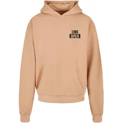 Kapuzensweatshirt MERCHCODE "Merchcode Herren Lewis Capaldi - PP Logo Ultra Heavy Hoody", Herren, Gr. S, beige (unionbeige), 100% Baumwolle, bedruckt, Langarm, Sweatshirts