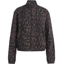 adidas Workout Essentials Leopard Woven, Damen Rollkragenpullover, braun - S