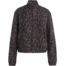 adidas Workout Essentials Leopard Woven, Damen Rollkragenpullover, braun - S