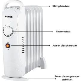 Perel Ölradiator 700 W Weiß