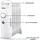 Perel Ölradiator 700 W Weiß