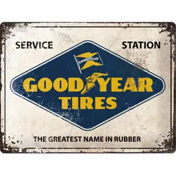 Blechschild Goodyear Tires