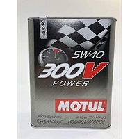 Motul Motor Oil Turnier 104242 300V Power 5W-40, Pack 8 Liter (Metallic)