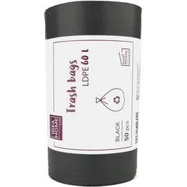 idea home Müllsäcke 60 l Schwarz