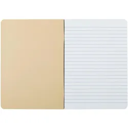 Forever 5x Notizheft A5 FOREVER PREMIUM, 100% recycelt, 48 Blatt liniert, Weißes Recyclingpapier 90g - Tannengrün| 684861C