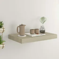 vidaXL Schwebendes Wandregal Eichefarben 40x23x3,8 cm MDF