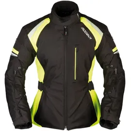 Modeka Violetta Lady Textiljacke Schwarz/Gelb 38