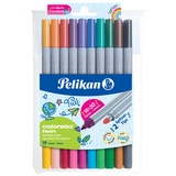 Pelikan Colorella Twin Etui, 1 Set, 10-farbig