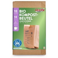 CleanPac Biomüllbeutel 10,0 l braun, 10 St.