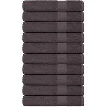 vidaXL Handtuchset 10-tlg. anthrazit