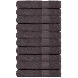 vidaXL Handtuchset 10-tlg. anthrazit