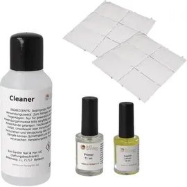 sun garden nail Sun Garden Nails UV Gel Starterset Starlight - Nagelstudio Einsteiger Set inkl. UV Gerät Aufbaugel Make Up Gel Versiegelungsgel UV Lampe