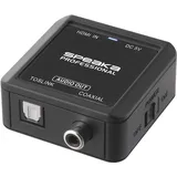 SpeaKa Professional Audio Konverter [HDMI - Koaxial, Toslink]