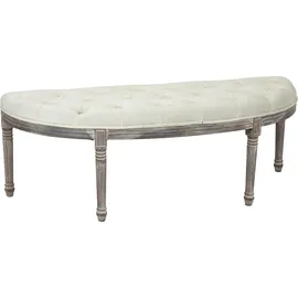 Homcom Polsterbank Vintage Beige 142 x 49 x 49 cm