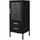 ML-Design Vitrinenschrank 42 x 102 x 40 cm Schwarz
