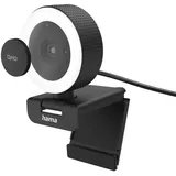 Hama C-800 Pro Webcam mit Ringlicht, inkl. Fernbedienung (139993)