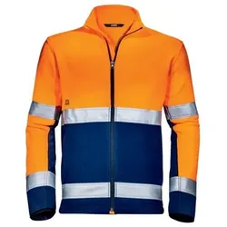 Fleecejacke Construction warnorange, Größe XS - warnorange - XS