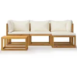 vidaXL 5-tlg Garten-Lounge-Set mit Auflagen Massivholz Akazie Modell 19