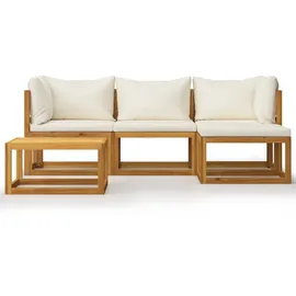 vidaXL 5-tlg Garten-Lounge-Set mit Auflagen Massivholz Akazie Modell 19