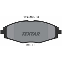 Textar Bremsbelagsatz, Scheibenbremse [Hersteller-Nr. 2324102] für Chevrolet, Gm Korea