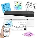 Bluetooth DHL Etikettendrucker, 249BT Thermodrucker 4x6, Label Printer Thermo-Etiketten-drucker für Barcode, Versandetiketten Drucker Kompatibel mit Amazon, Etsy, Shopify, DHL, FedEx, UPS, Hermes