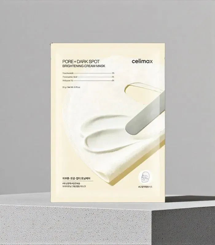 Celimax Pore+Dark Spot Brightening Cream Mask - aufhellende Maske 1ks/20g