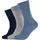s.Oliver Socken-Sets 3er Pack Blau 43-46